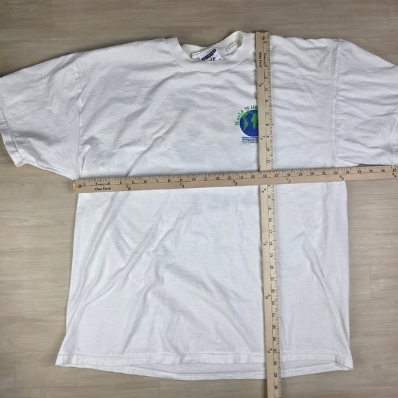 Vintage 90s World Wildlife Fund WWF Panda Shirt Single Stitch Size XL - Picture 7 of 9